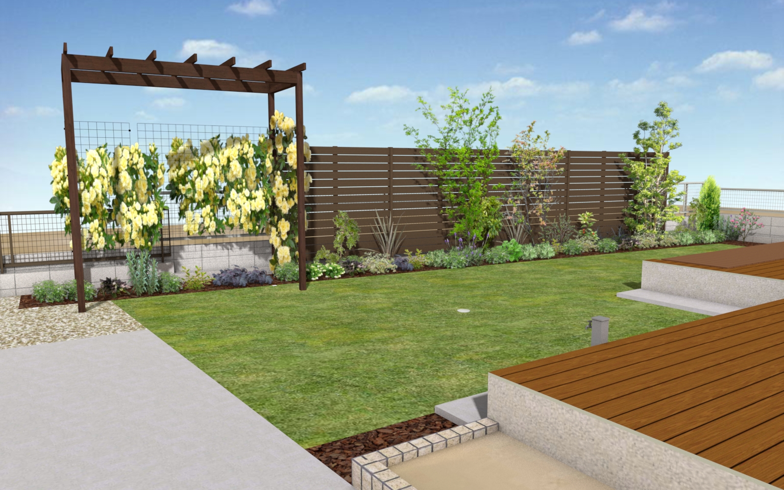 260 熊本市東区 髙田様邸 ガーデンリフォーム工事 熊本 外構エクステリア ガーデニング専門 オレンジガーデン