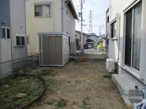 菊池郡大津町 T様邸　お庭　施工前