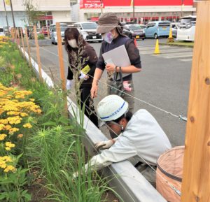 花壇のお手入れレクチャー